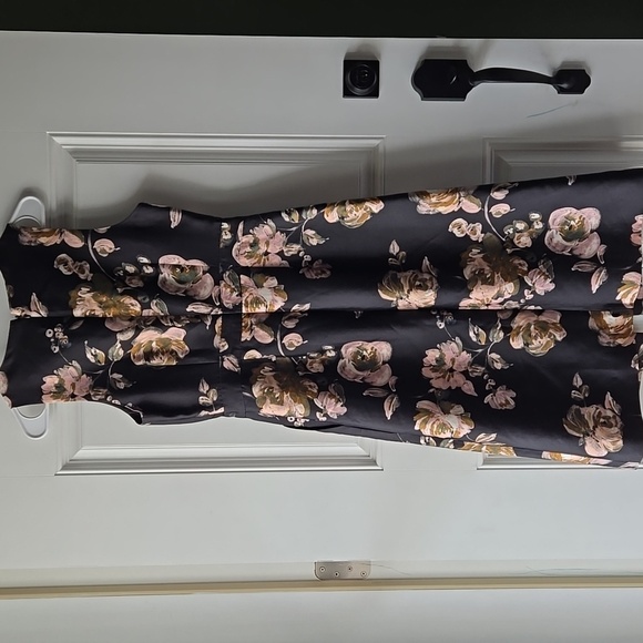 J. Crew Collection Silk & Wool Blend Floral Midi Dress - Picture 7 of 11